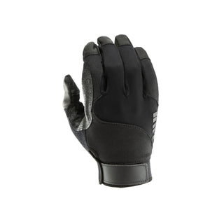 Black Kevlar-lined touchscreen police gloves – HWI CTS100