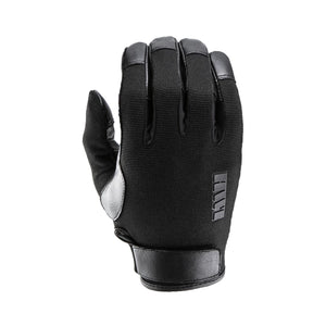 Black HPPE-lined cut-resistant gloves by HWI – top view