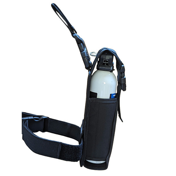 MK9 OC spray thigh holster with dual leg straps – designed for Australian police use
