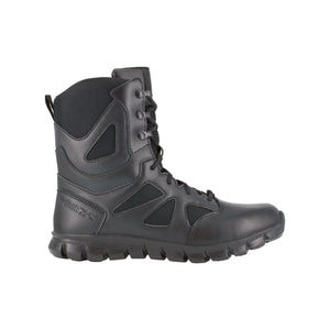Reebok Sublite Cushion Men’s 8-inch Tactical  Boot in Black with Side Zipper – Major Industries