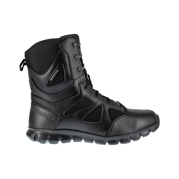 Reebok Sublite Cushion Women’s 8-inch Tactical Waterproof Boot in Black with Side Zip – Major Industries