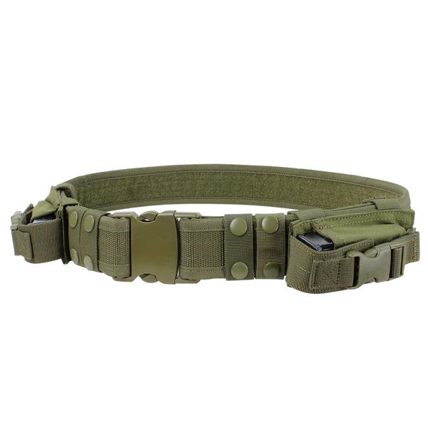 Condor Tactical Web Belt with dual pistol mag pouches supplied by Major Industries