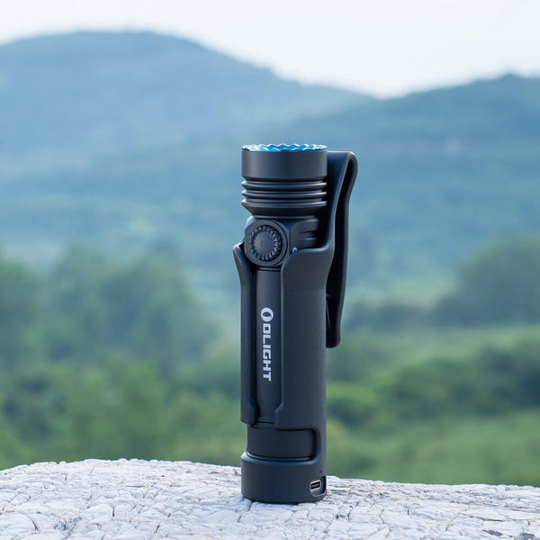 Olight Seeker 4 Pro high-lumen flood beam torch – 4,600 lumens with USB-C charging, available at Major Industries