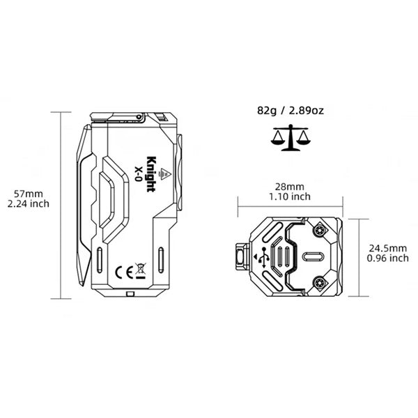 Wearable LED light - Wuben XO 1100 Lumens