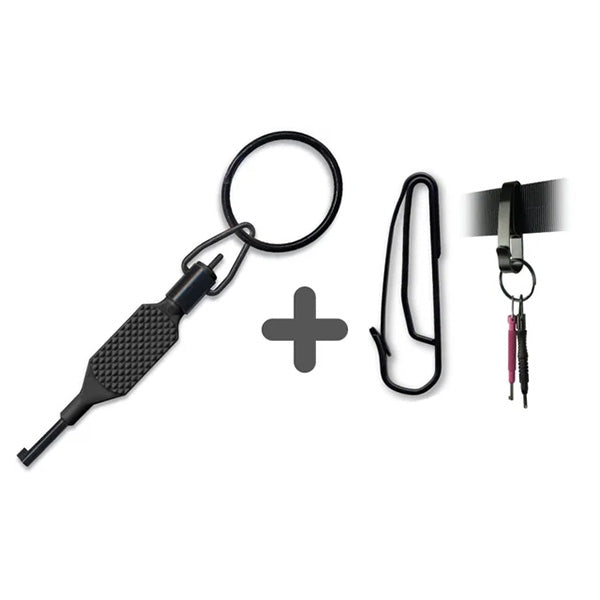 Zak Tools Combo Handcuff Key + HeavyDuty Belt Key Ring Holder