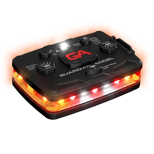 Guardian Angel Elite Orange Orange amber wearable safety light Australia