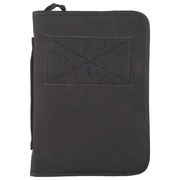 Closed black Platatac A4 day book folder
