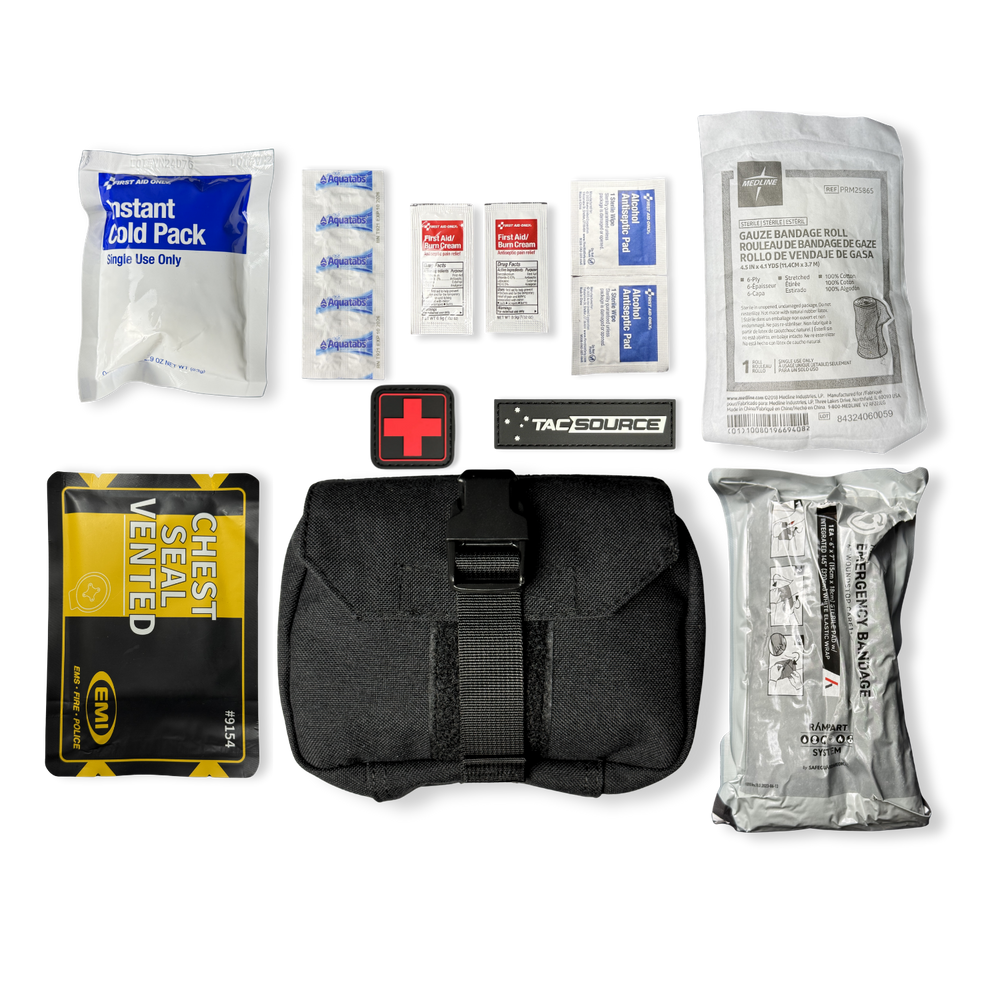 Kanga Systems Shift Rip-Away IFAK pouch with configured trauma response contents