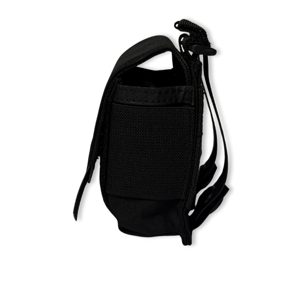 Kanga Systems Halt Handcuff Pouch with premium Cordura® construction for securely carrying standard chain and hinged handcuffs on MOLLE platforms or duty belts.