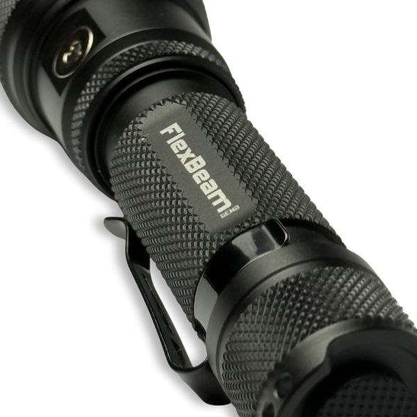 PowerTac FlexBeam GEN2 2000-lumen adjustable-beam flashlight