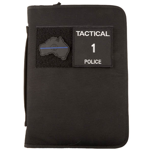Professional black Platatac day book organiser for investigators