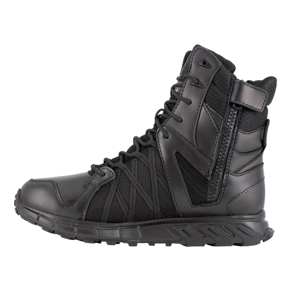 Reebok - Reebok - Trailgrip Tactical 8" Side-Zip Waterproof Boot | Black