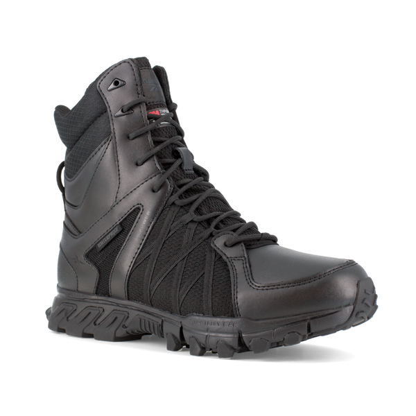 Reebok - Reebok - Trailgrip Tactical 8" Side-Zip Waterproof Boot | Black