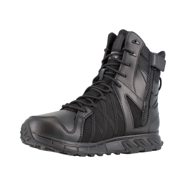 Reebok - Reebok - Trailgrip Tactical 8" Side-Zip Waterproof Boot | Black