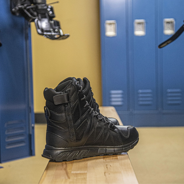 Reebok - Reebok - Trailgrip Tactical 8" Side-Zip Waterproof Boot | Black