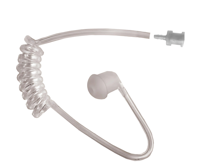 CodeRED RACT-C clear acoustic replacement eartube with mushroom eartip