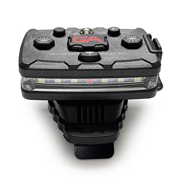 Guardian Angel Elite device with Universal Clip Mount, rear view