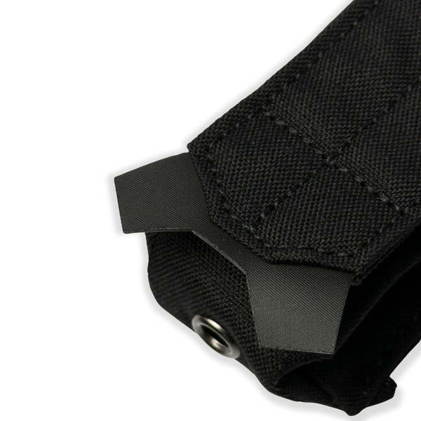 Kanga Systems Arc Flashlight Pouch mounted with a tactical flashlight, featuring Cordura® construction, elastic side panels and MOLLE-compatible attachment for duty belts and operational load-outs.