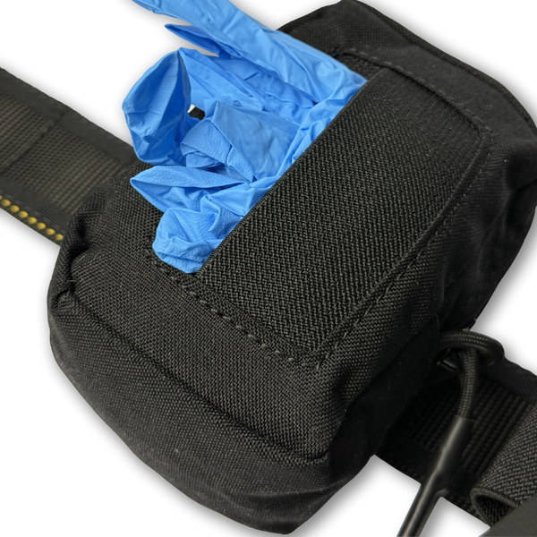 Kanga Systems Dispense Glove Pouch with one-handed glove dispensing system, premium Cordura® construction and MOLLE-compatible mounting for duty belts and tactical loadouts.