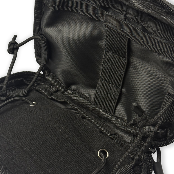 Black Kanga Systems Node Admin Pouch with MOLLE-compatible mounting and internal organiser compartments.