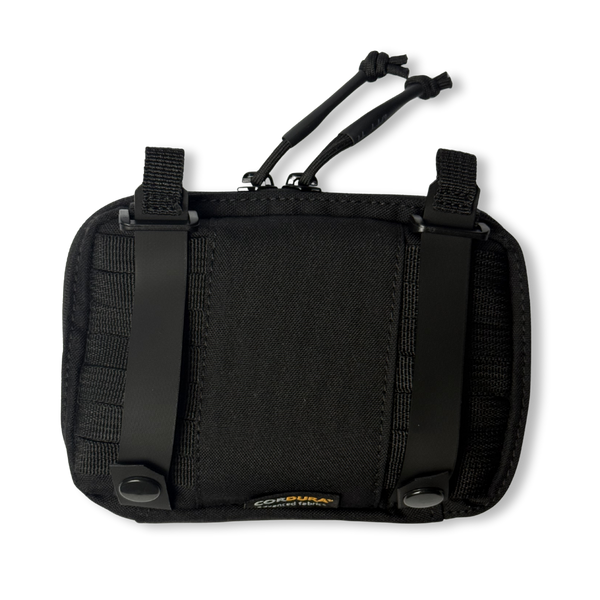 Black Kanga Systems Node Admin Pouch with MOLLE-compatible mounting and internal organiser compartments.
