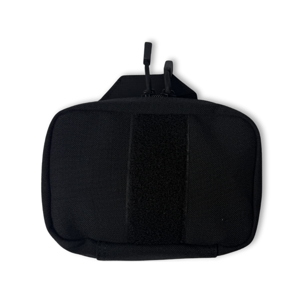 Black Kanga Systems Shift Rip-Away Medical Pouch with MOLLE-compatible mounting and removable platform for organising essential medical equipment.