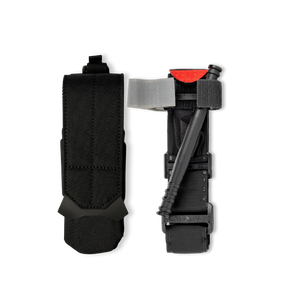 Kanga Systems STAT CAT Tourniquet Kit including a covered tourniquet pouch and genuine CAT Tourniquet mounted for MOLLE-compatible carry.