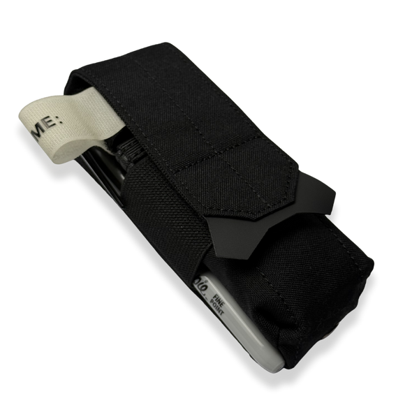 Black Kanga Systems STAT Tourniquet Pouch with MOLLE-compatible mounting for securely carrying a CAT-style tourniquet.