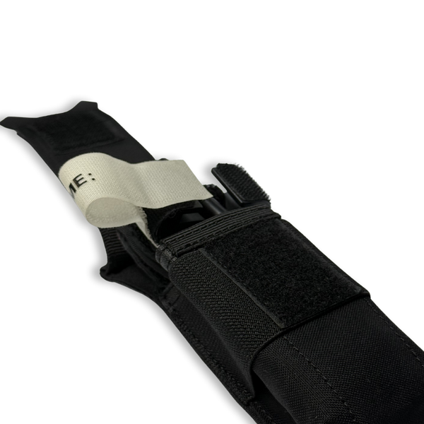Black Kanga Systems STAT Tourniquet Pouch with MOLLE-compatible mounting for securely carrying a CAT-style tourniquet.