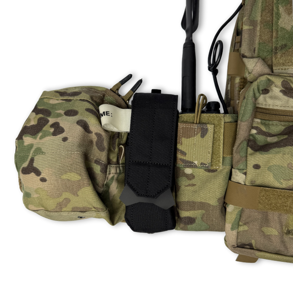 Black Kanga Systems STAT Tourniquet Pouch with MOLLE-compatible mounting for securely carrying a CAT-style tourniquet.