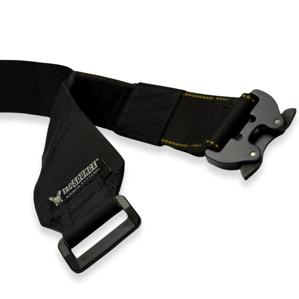 Black Kanga Systems Strata Inner Belt with hook-and-loop design for use with compatible duty belt systems.