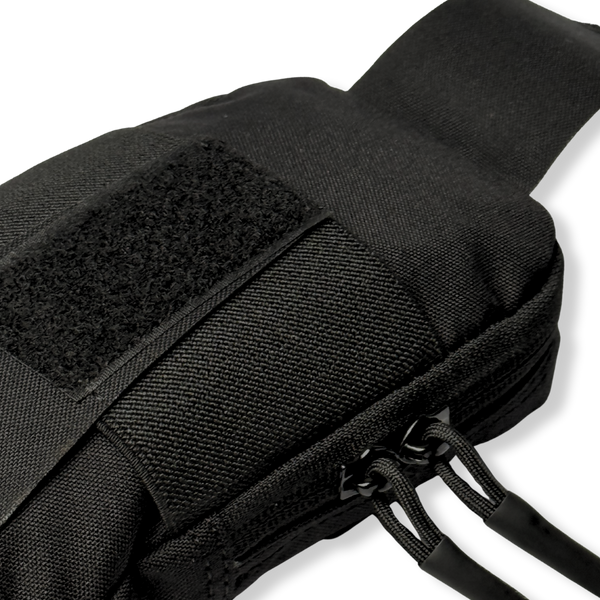 Kanga Systems Trace Phone Pouch with external smartphone retention system, Cordura® construction, rear storage compartment and MOLLE-compatible mounting.