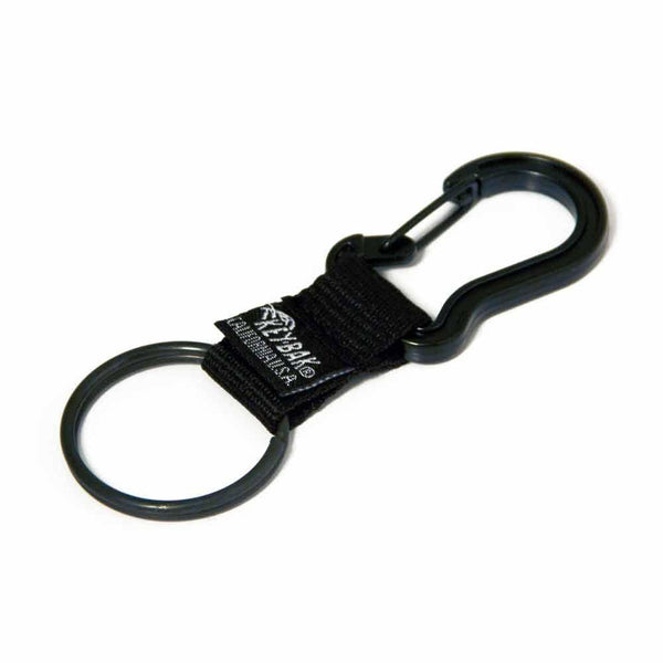 KEY-BAK carabiner key ring mounted on MOLLE vest