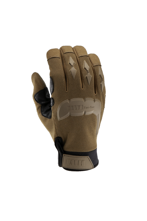HWI touchscreen tactical gloves worn