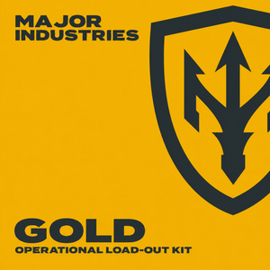 Gold Operational Load-out Kit for Australian police members with Platatac duty bag, Olight Warrior 3S and duty belt accessories