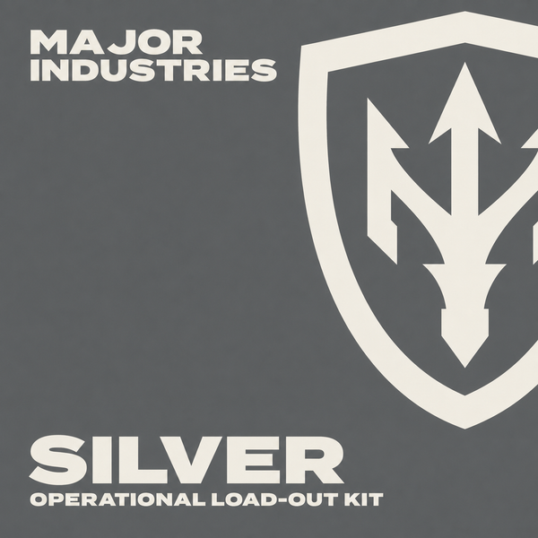 Silver Operational Load-out Kit with Olight Warrior 3S, Zak Tool handcuff key and police duty-belt accessories