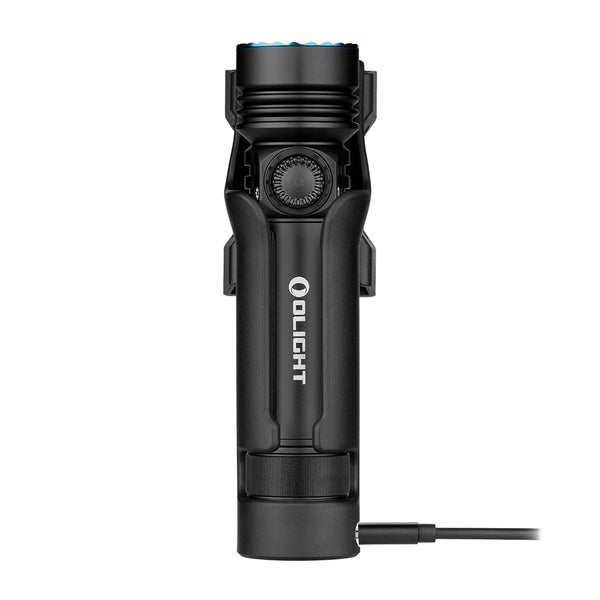 Olight Seeker 4 Pro high-lumen flood beam torch – 4,600 lumens with USB-C charging, available at Major Industries