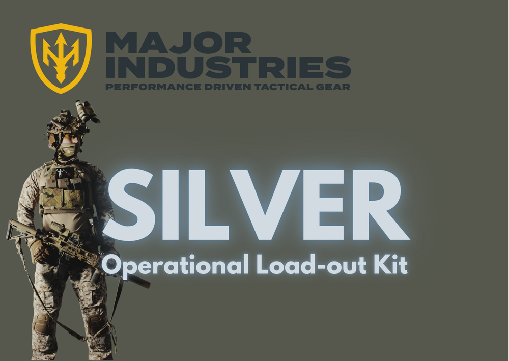 Silver Operational Load-out Kit with Bronze kit accessories and Olight Warrior 3S tactical torch