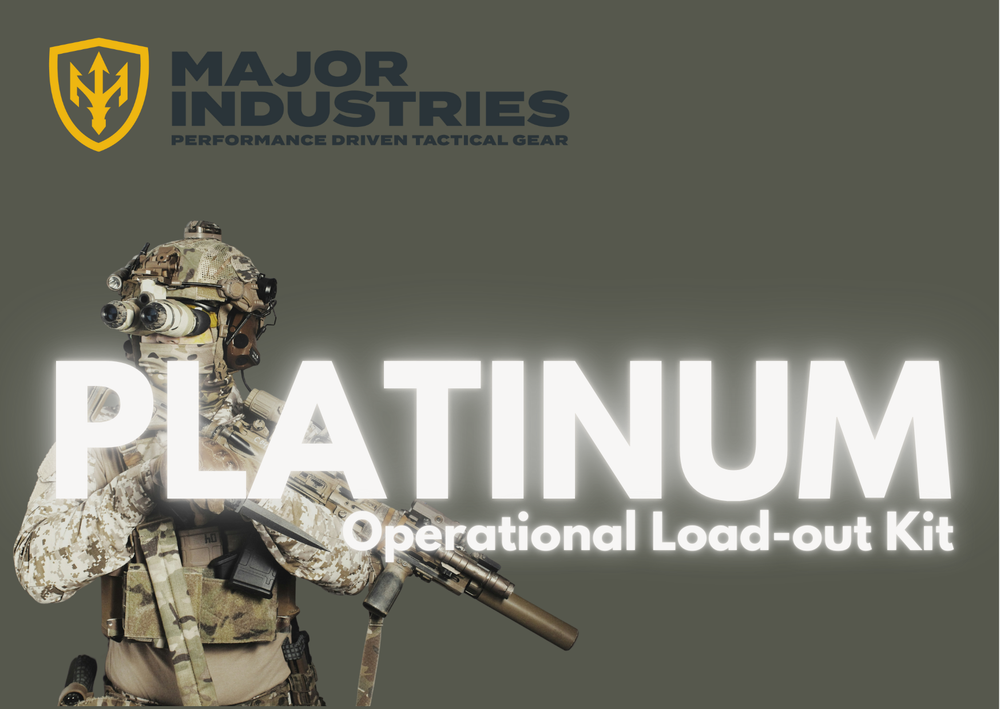Platinum Operational Load-out Kit with Gold kit equipment, Olight Oclip Pro and Platatac SCIP Tactical ID Lanyard
