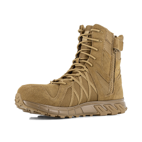 Reebok Trailgrip Tactical 8 inch boot worn during duty use