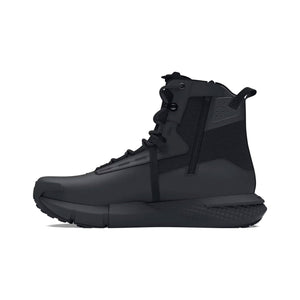 Lightweight Under Armour tactical boots with side zip entry